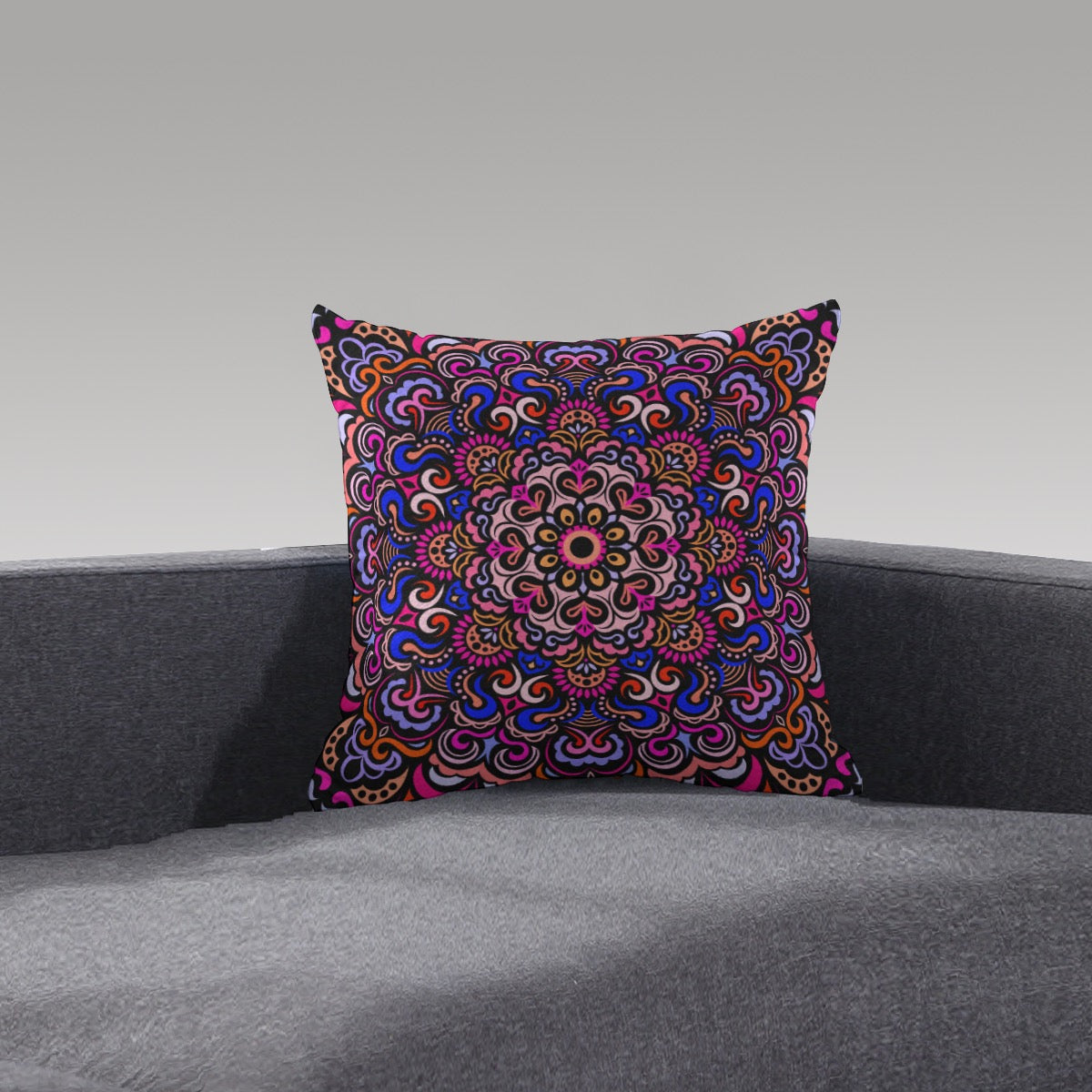 Synchronicity Mandala Plush Pillow