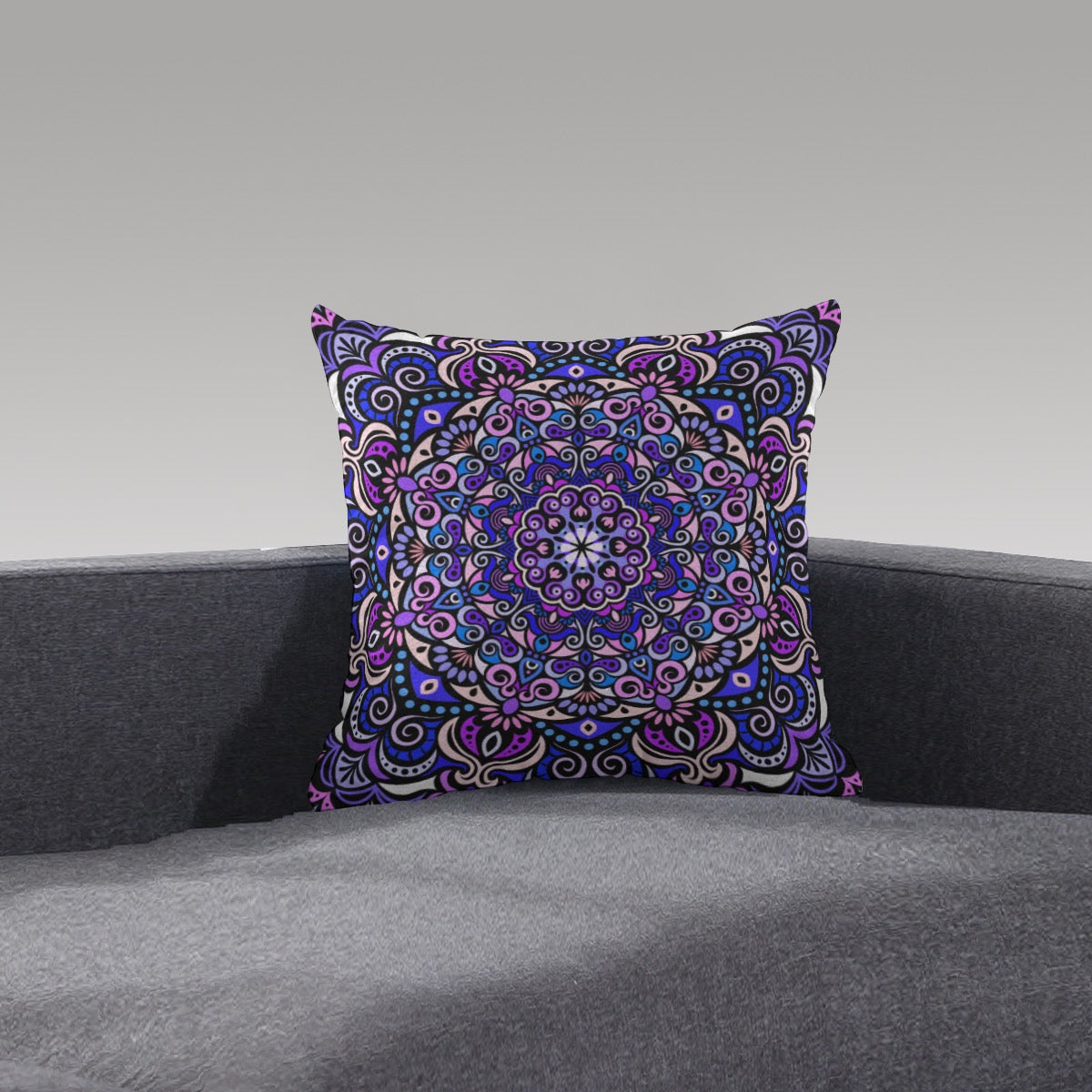 Serenity Mandala Plush Pillow