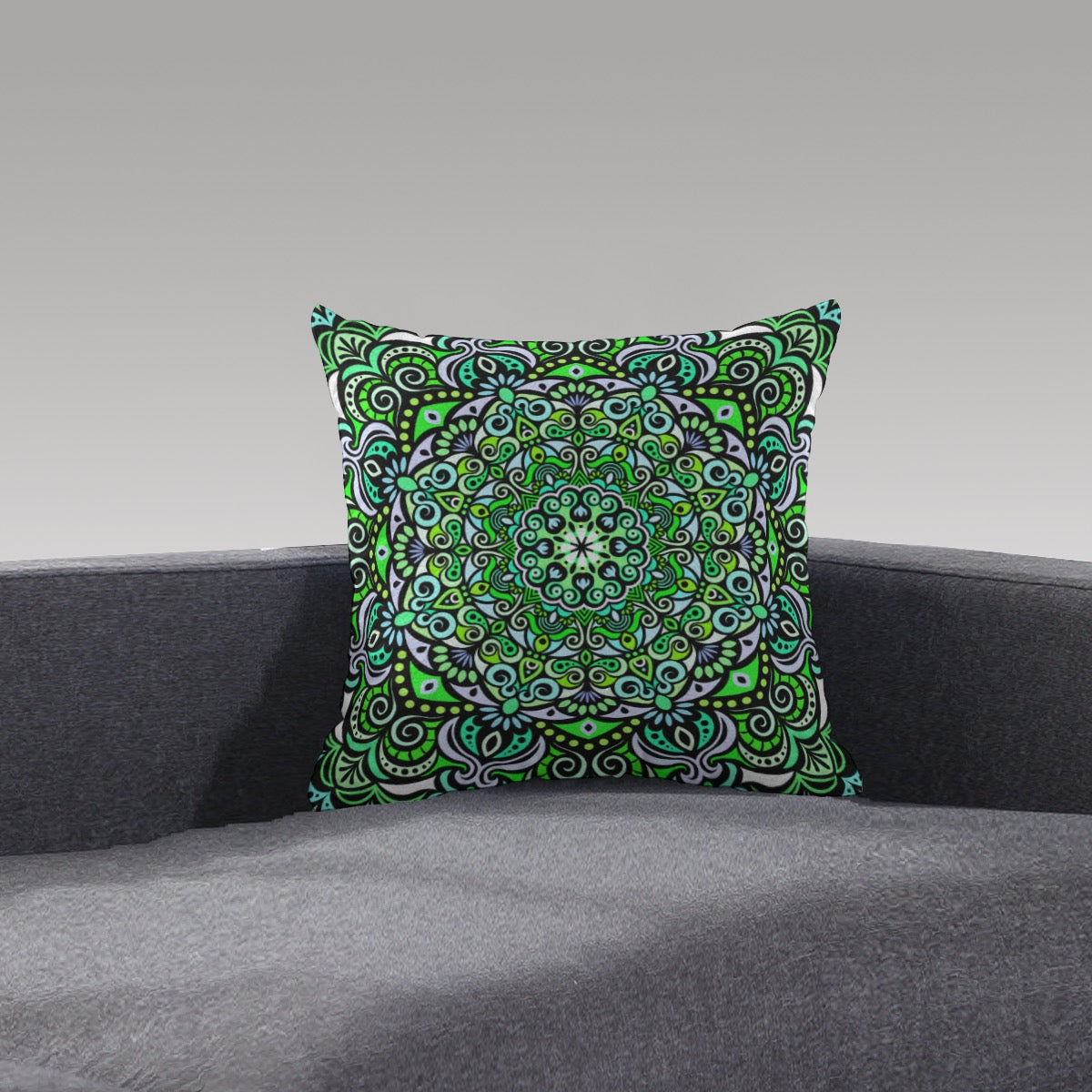 Serenity Mandala Plush Pillow