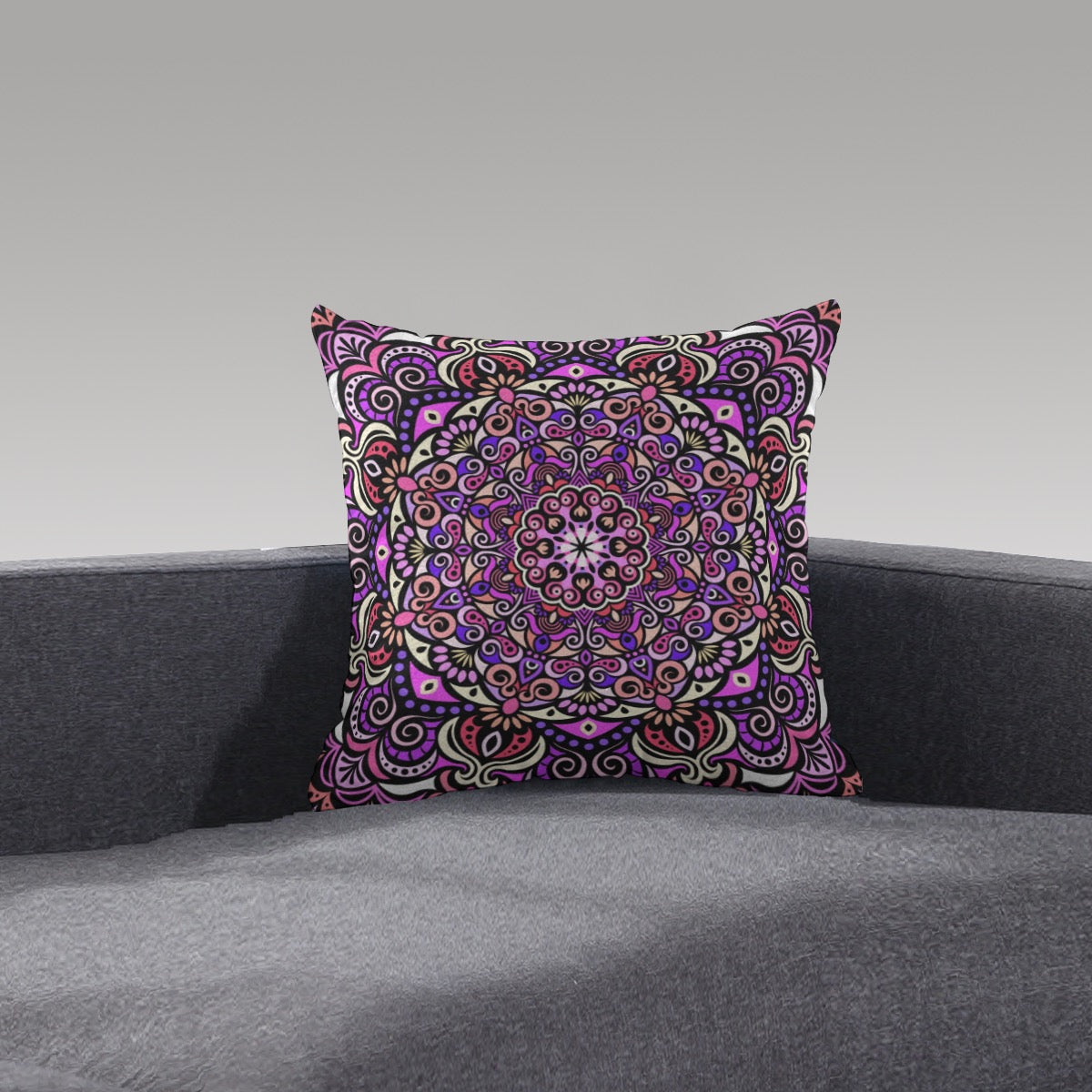 Serenity Mandala Plush Pillow