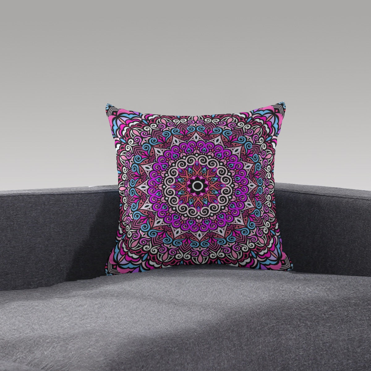 Peace Mandala Plush Pillow
