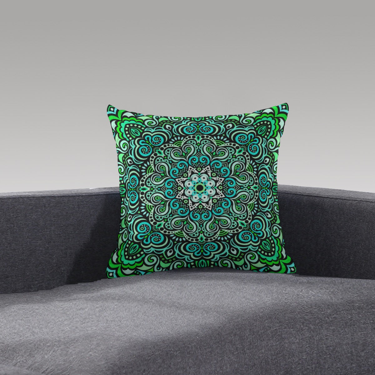 Eternity Mandala Plush Pillow