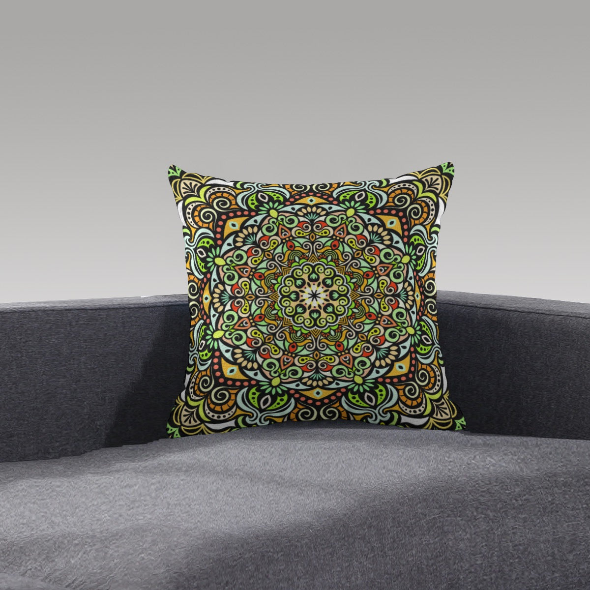 Serenity Mandala Plush Pillow