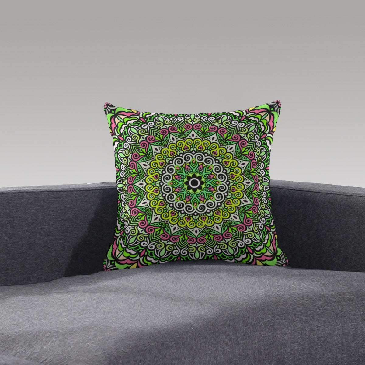 Peace Mandala Plush Pillow