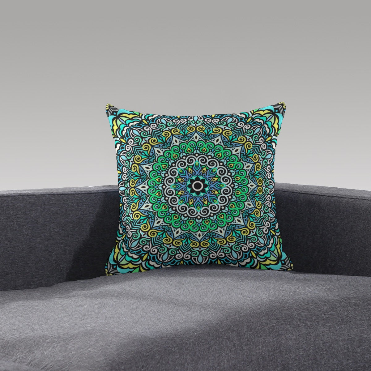 Peace Mandala Plush Pillow