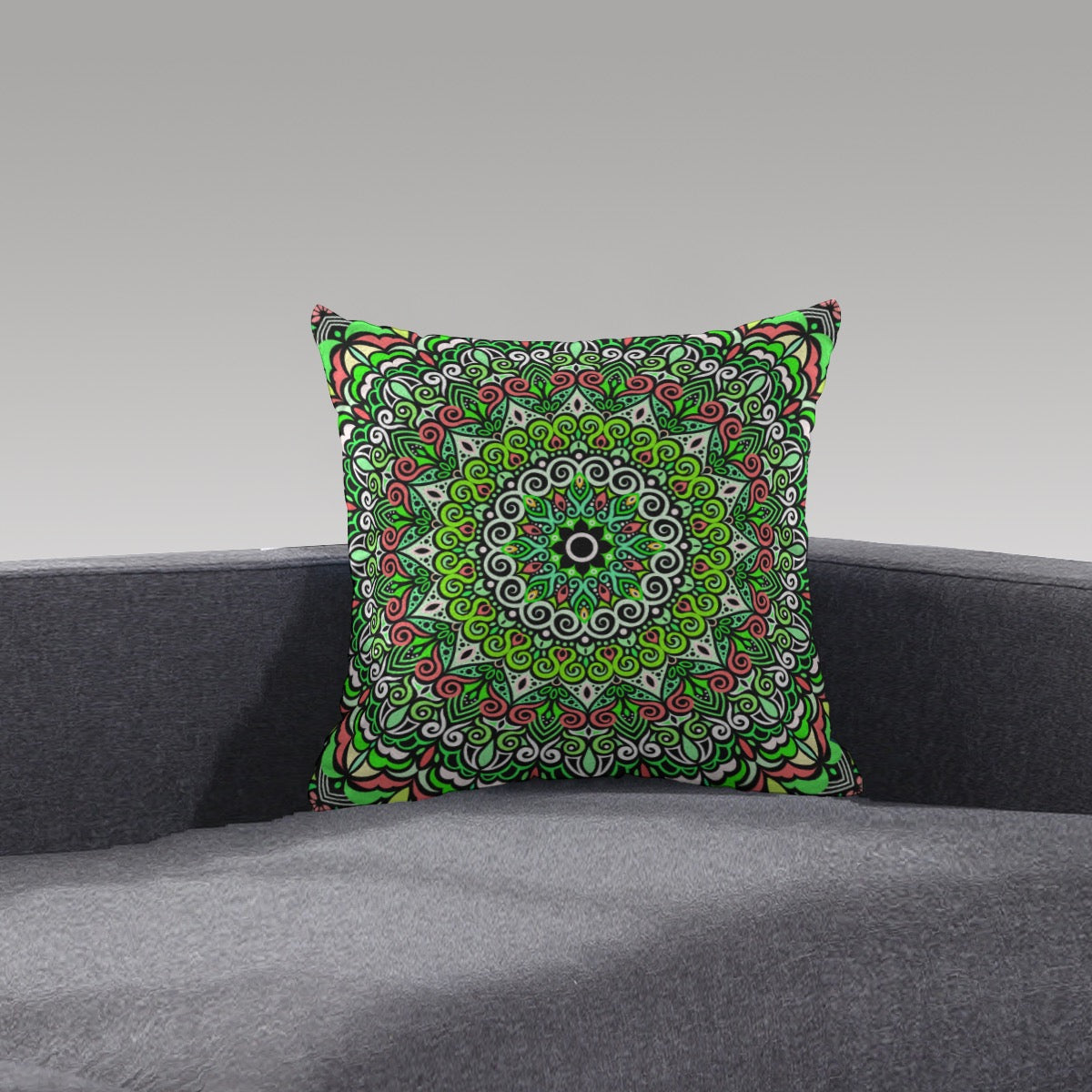 Peace Mandala Plush Pillow