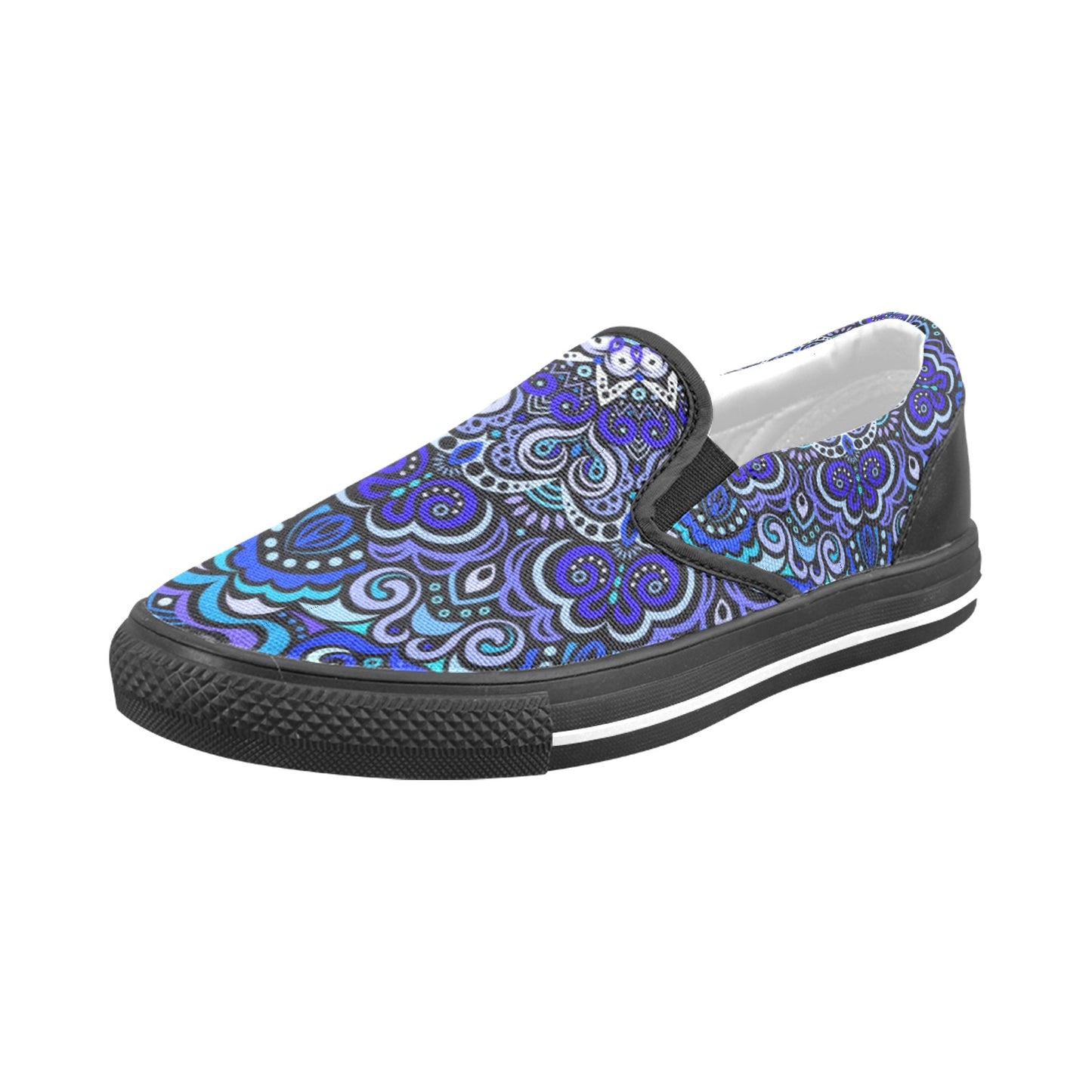 Eternity Mandala Slip-on Canvas Kid's Shoes