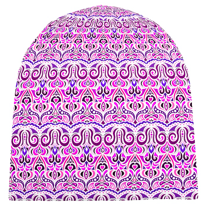 Pink - Purple - Red Velvet Hat