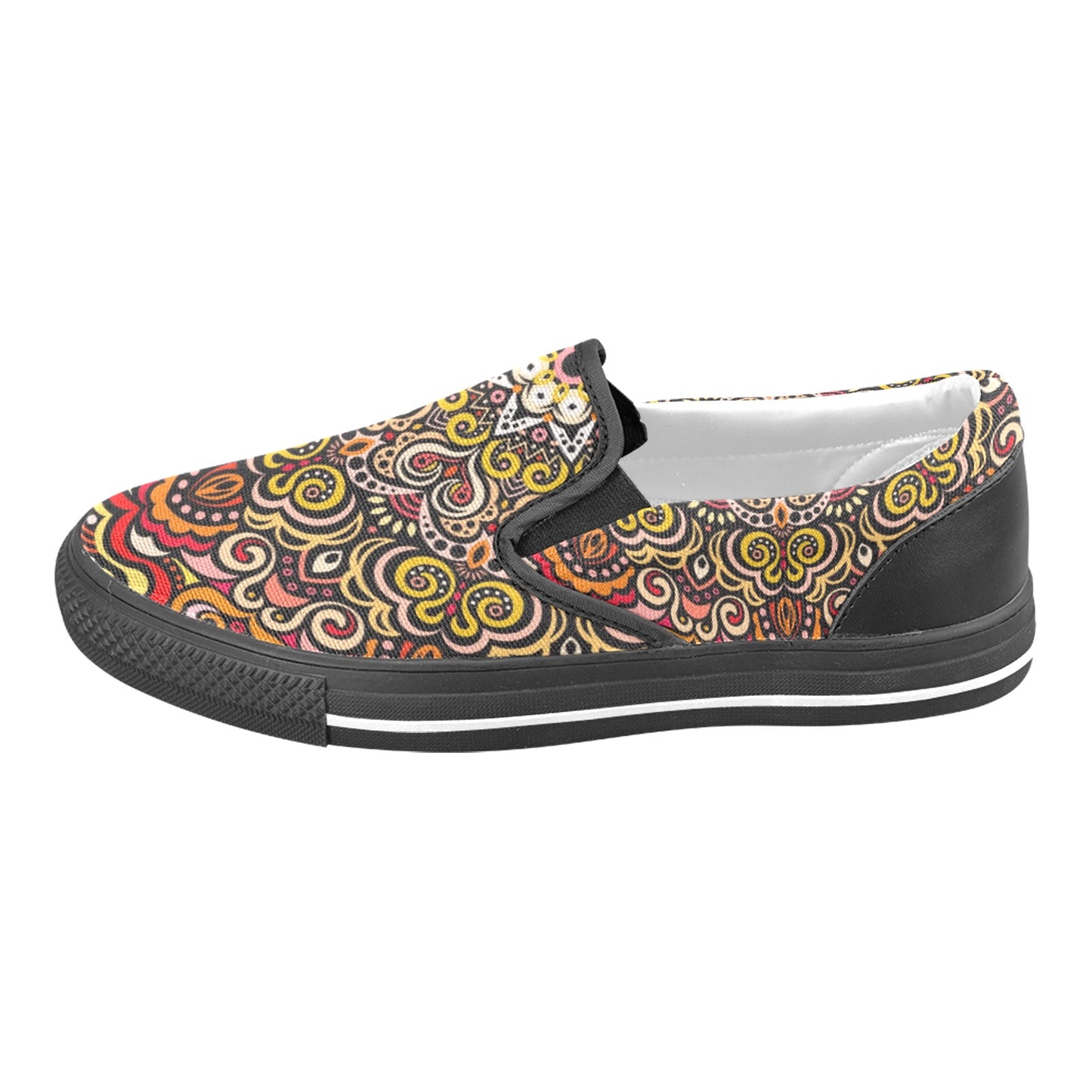 Eternity Mandala Slip-on Canvas Kid's Shoes