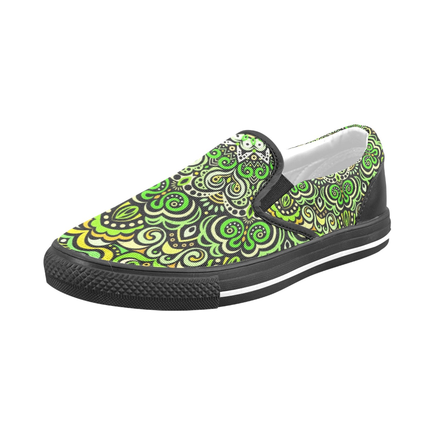 Eternity Mandala Slip-on Canvas Kid's Shoes