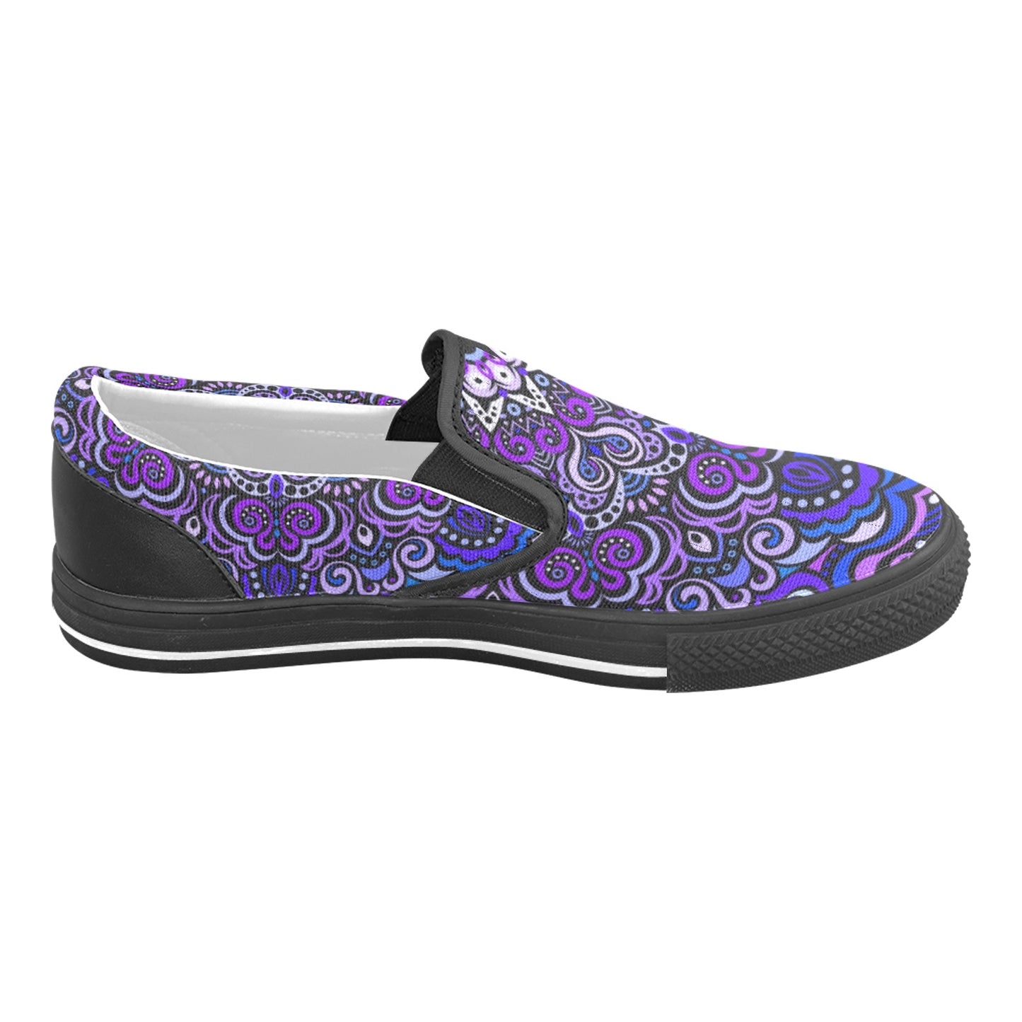 Eternity Mandala Slip-on Canvas Kid's Shoes