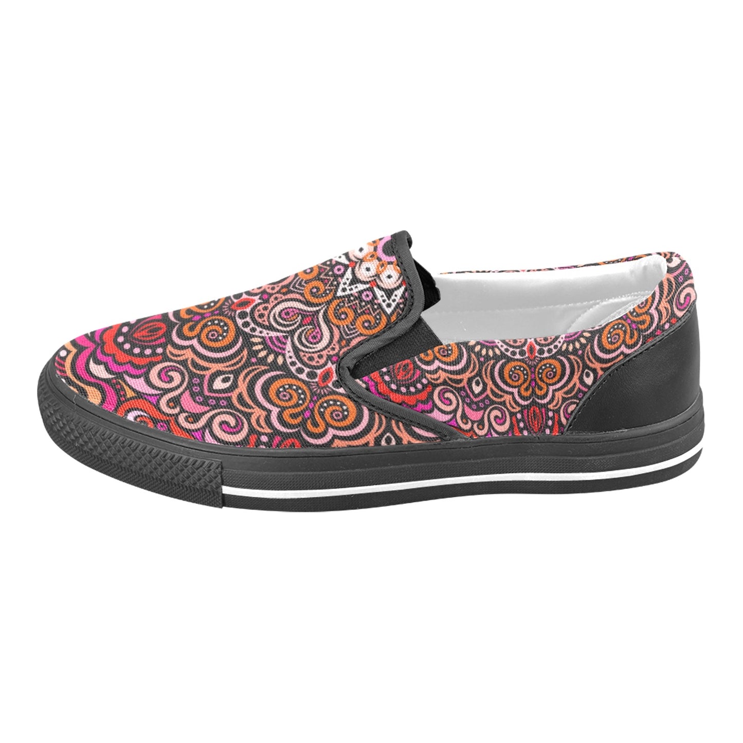 Eternity Mandala Slip-on Canvas Kid's Shoes
