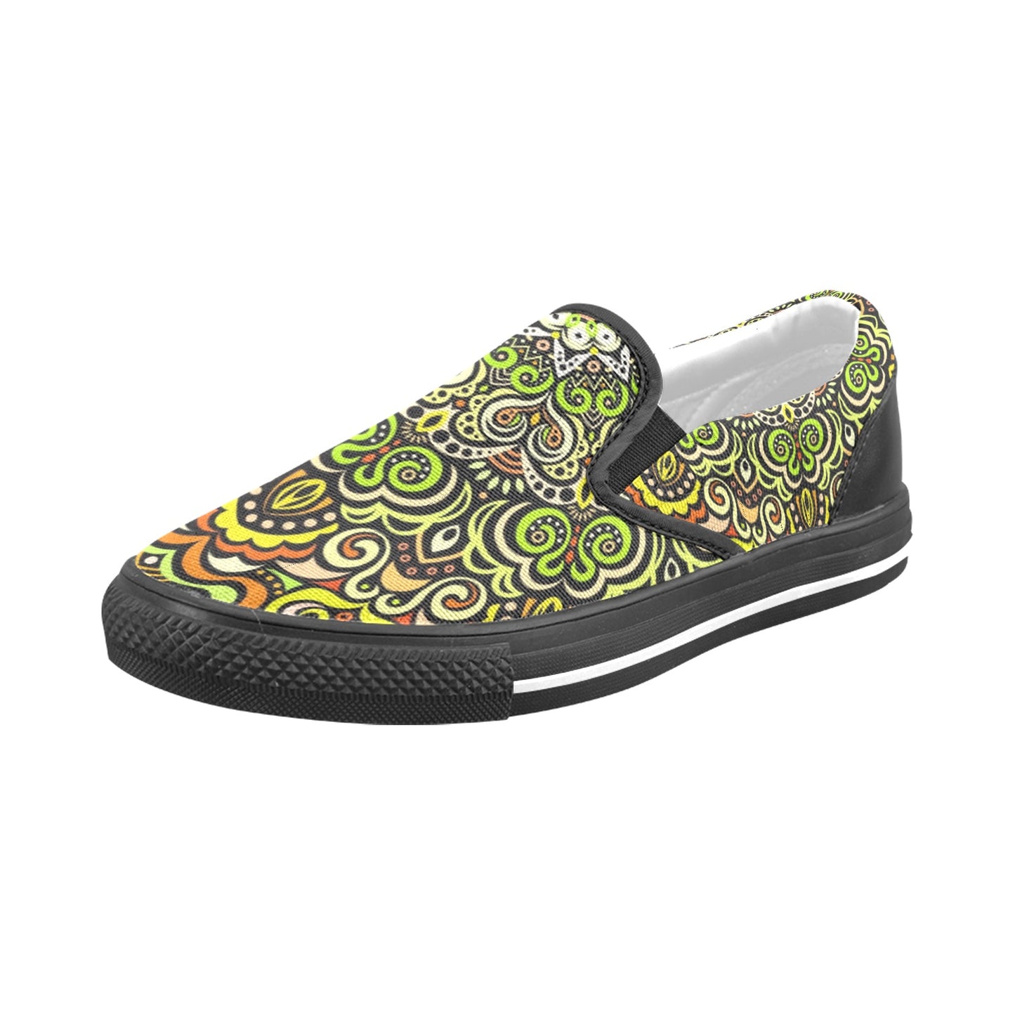 Eternity Mandala Slip-on Canvas Kid's Shoes
