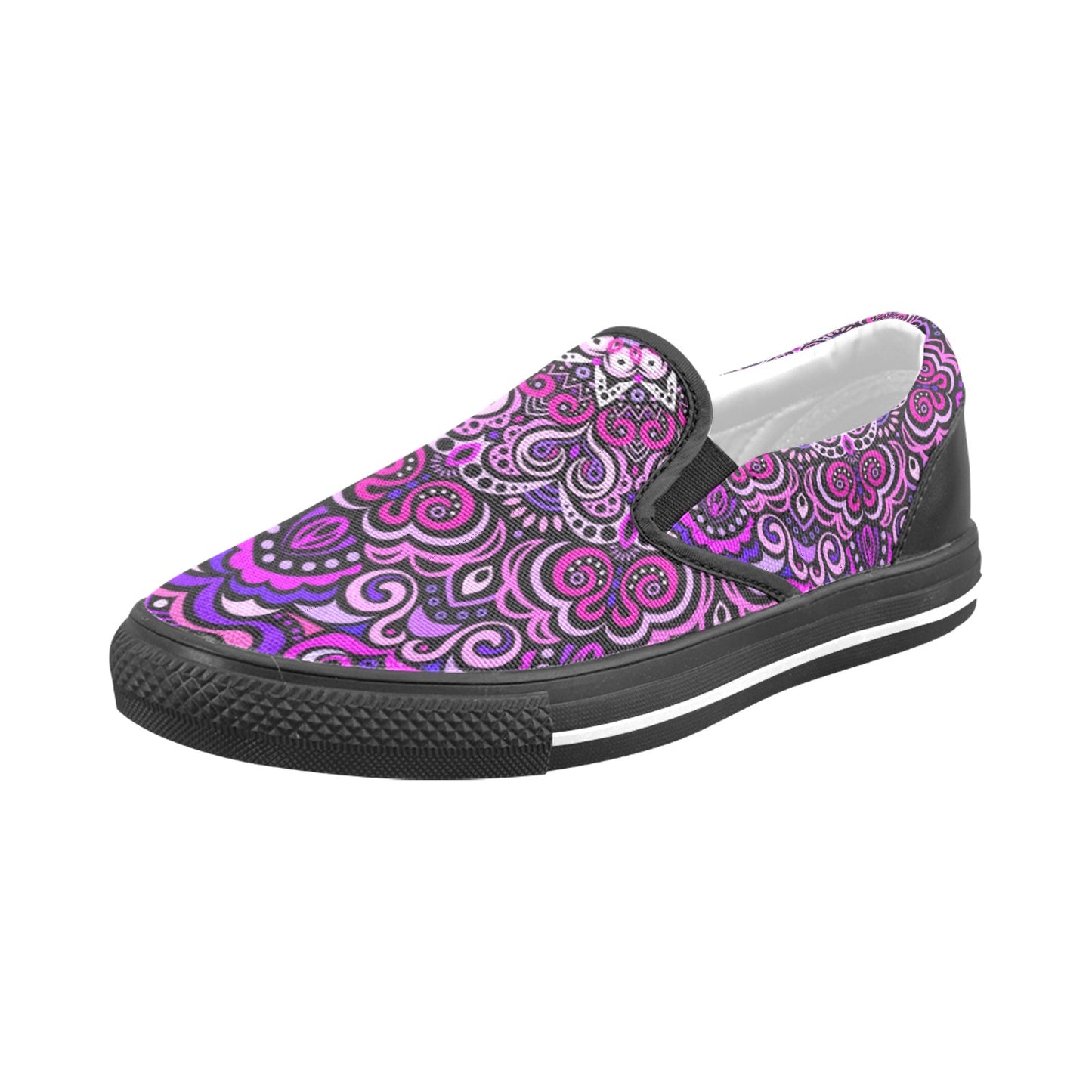 Eternity Mandala Slip-on Canvas Kid's Shoes