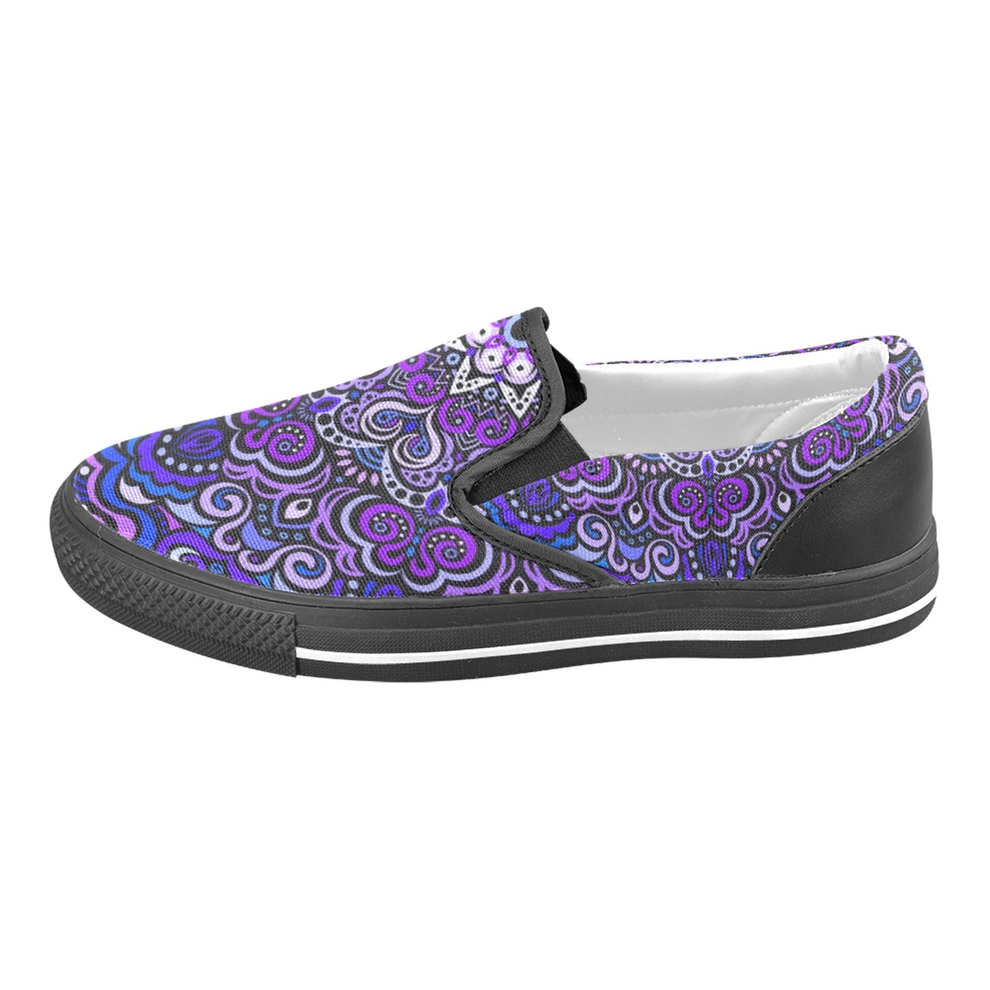Eternity Mandala Slip-on Canvas Kid's Shoes