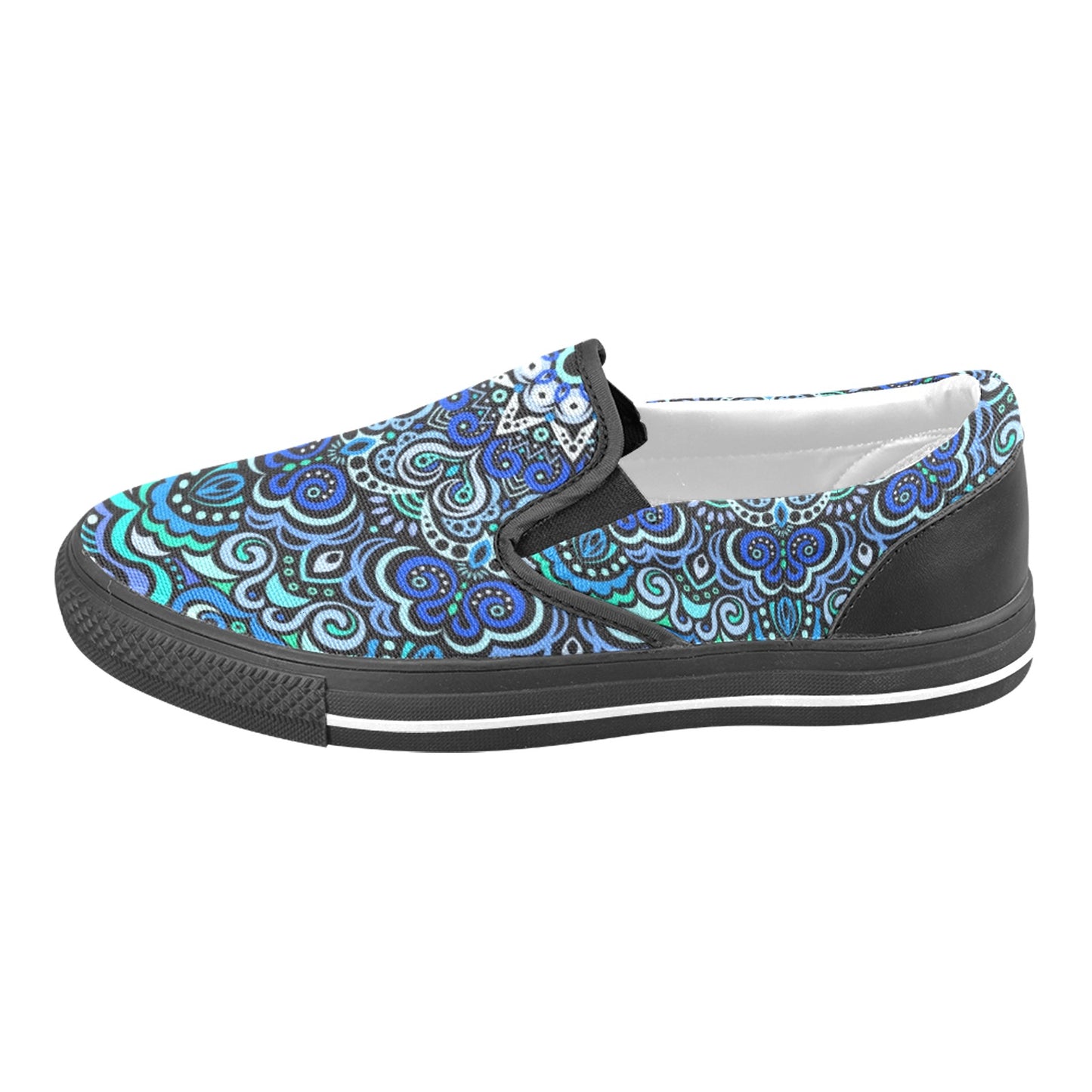 Eternity Mandala Slip-on Canvas Kid's Shoes
