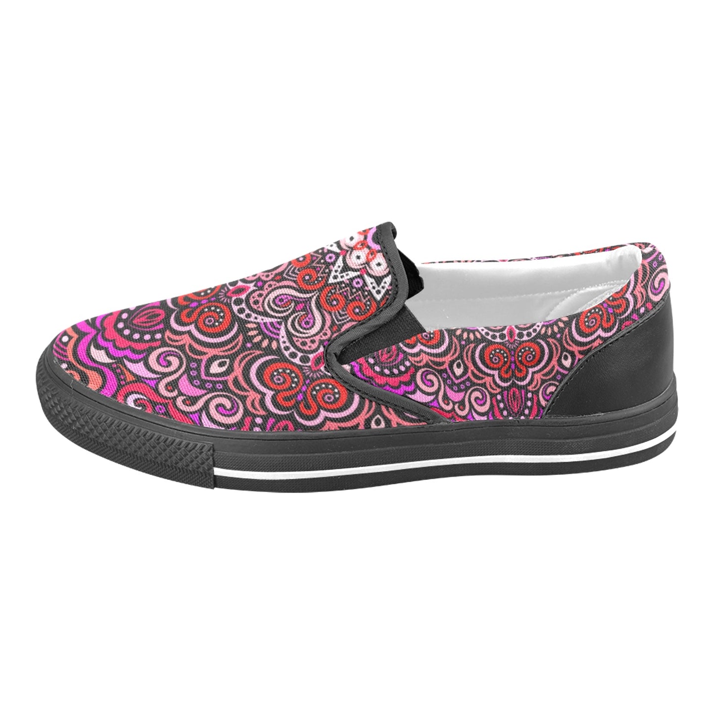 Eternity Mandala Slip-on Canvas Kid's Shoes