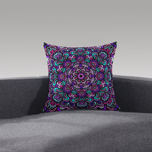 Synchronicity Mandala Plush Pillow
