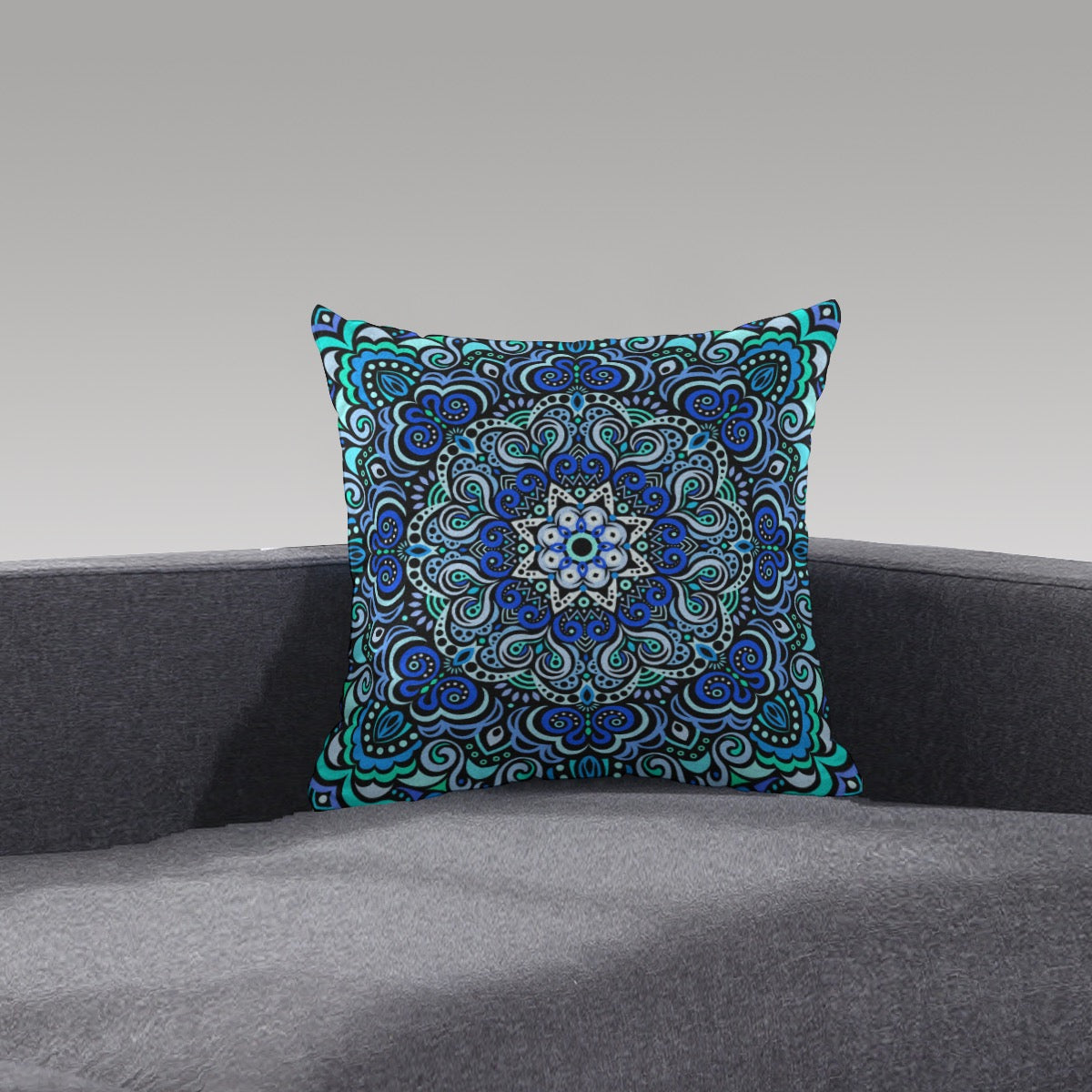 Eternity Mandala Plush Pillow