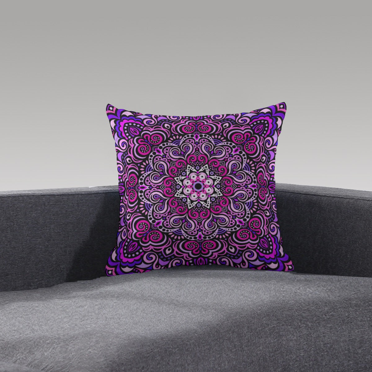 Eternity Mandala Plush Pillow
