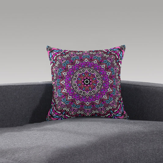 Peace Mandala Plush Pillow