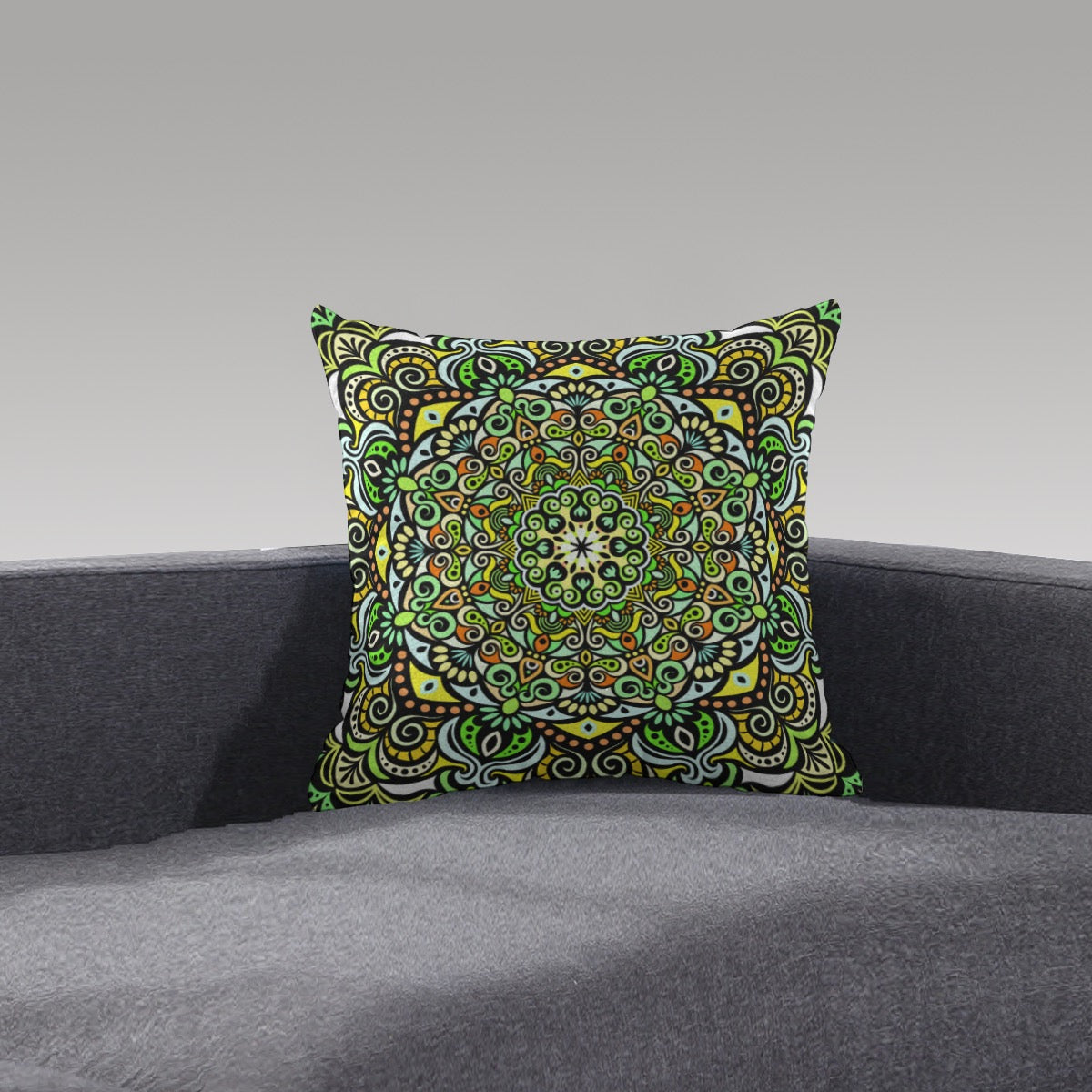 Serenity Mandala Plush Pillow