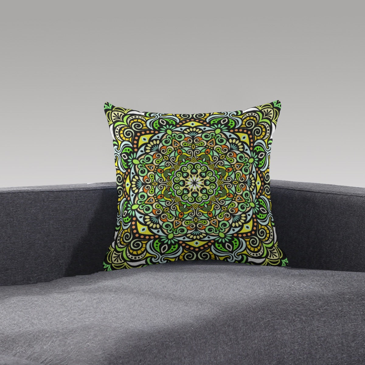 Serenity Mandala Plush Pillow