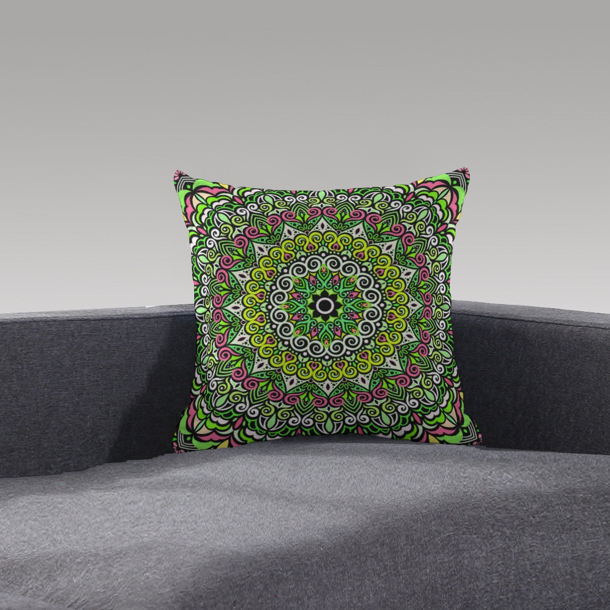 Peace Mandala Plush Pillow