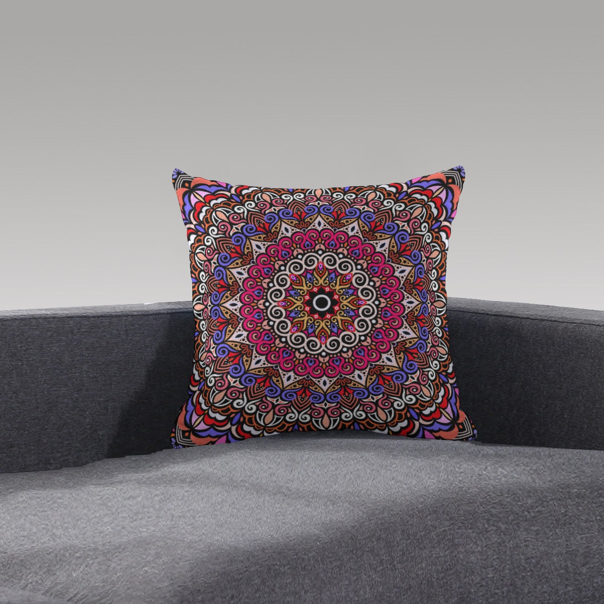 Peace Mandala Plush Pillow