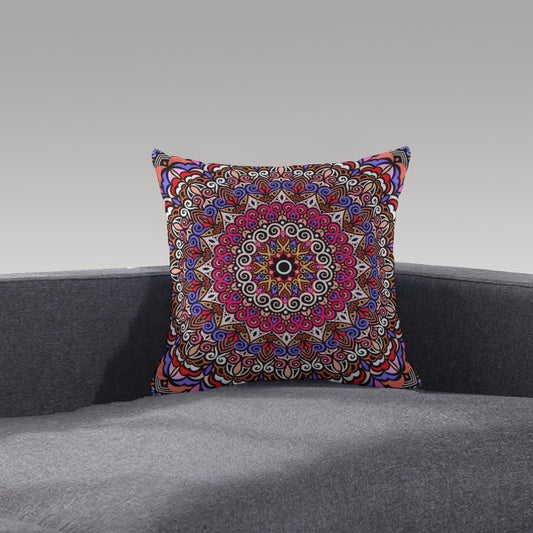 Peace Mandala Plush Pillow