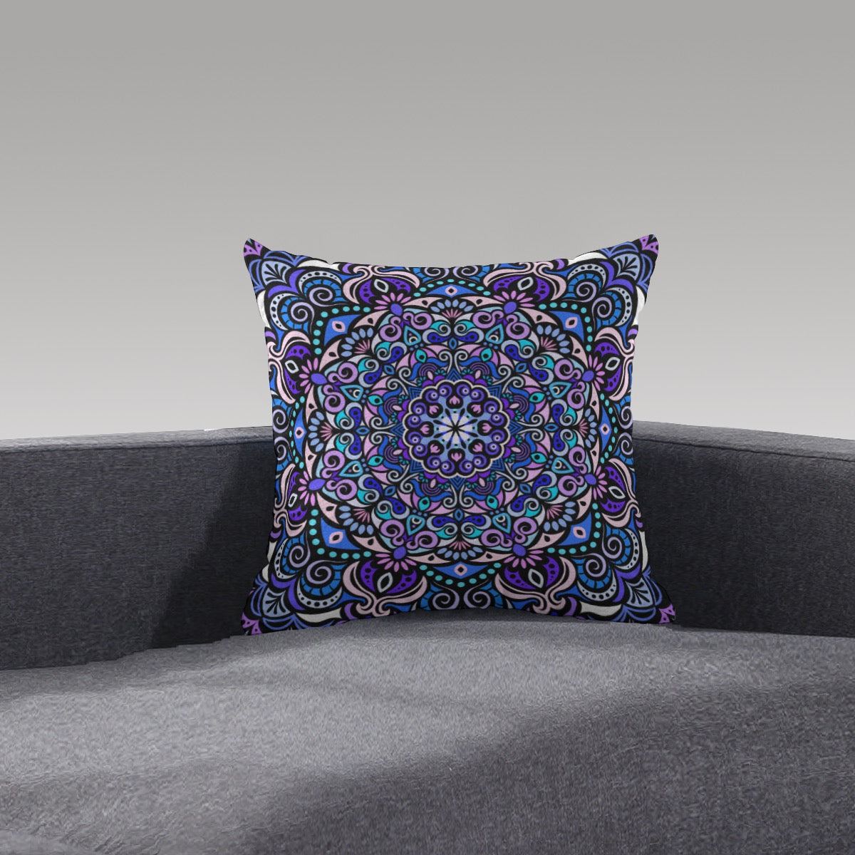 Serenity Mandala Plush Pillow