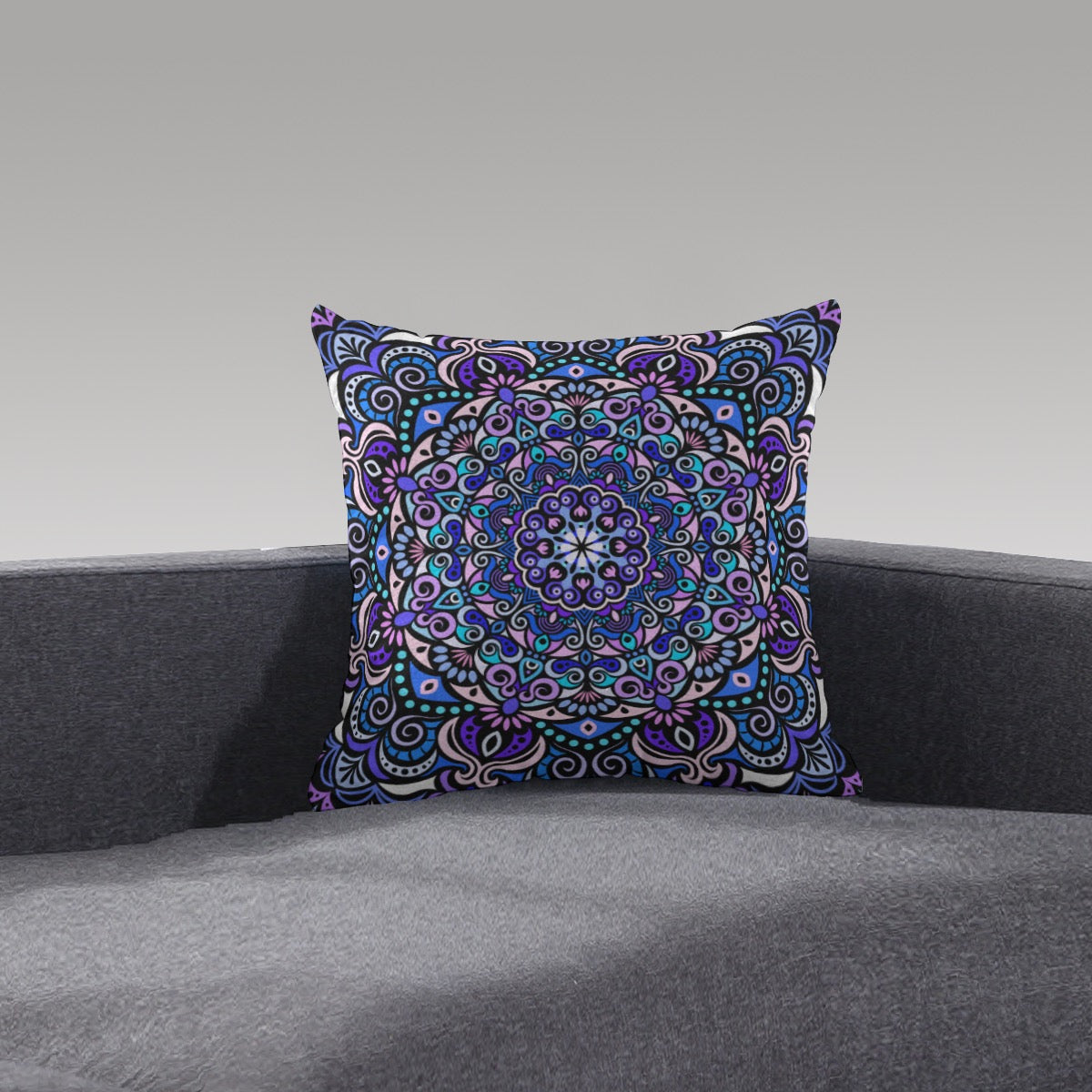 Serenity Mandala Plush Pillow