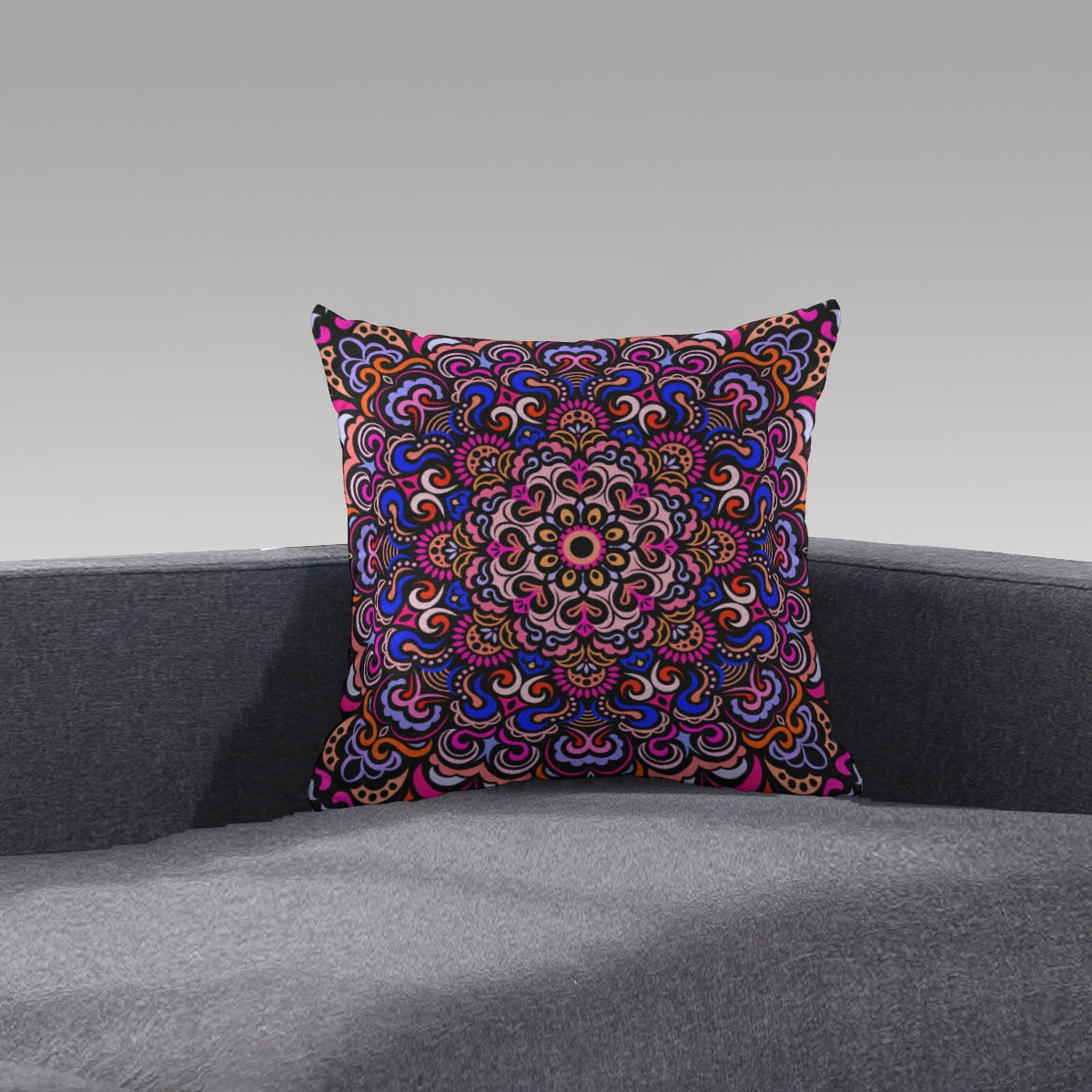 Synchronicity Mandala Plush Pillow