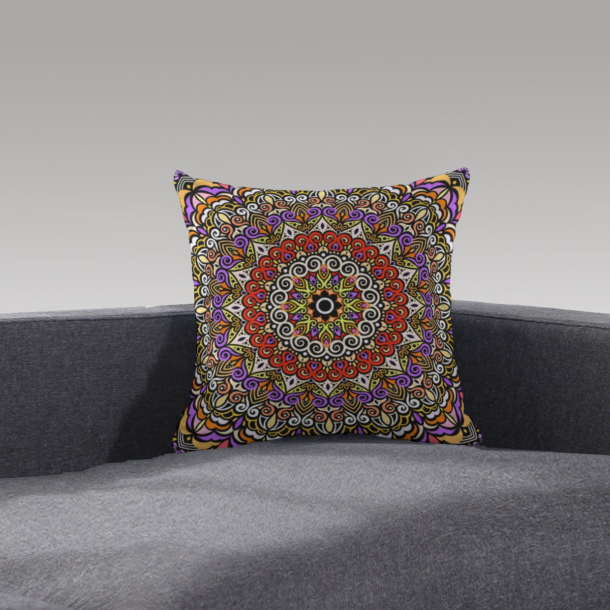 Peace Mandala Plush Pillow
