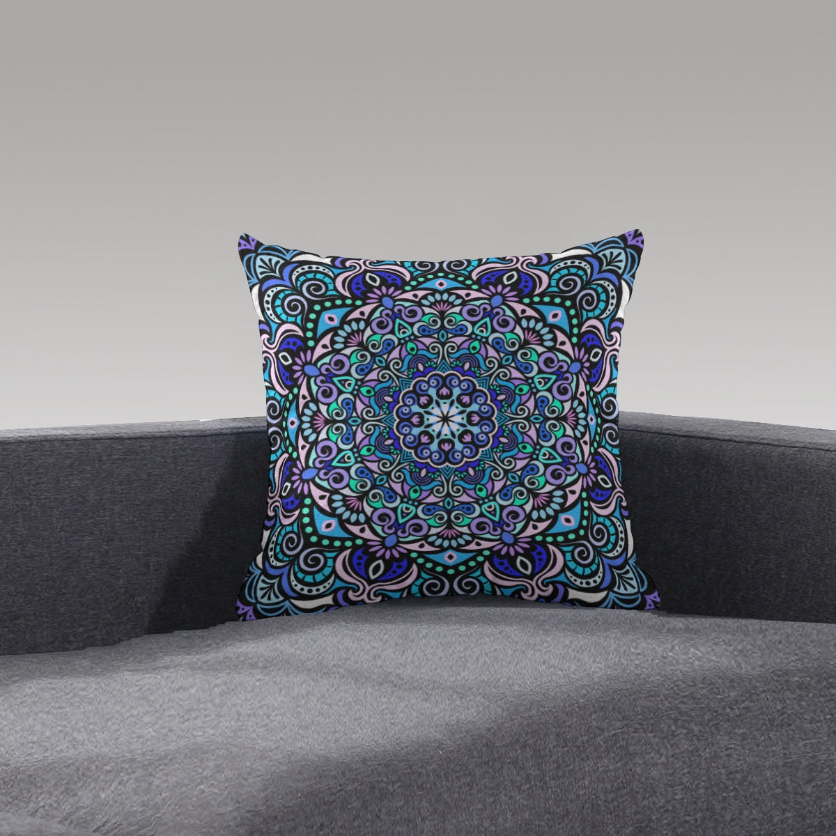Serenity Mandala Plush Pillow