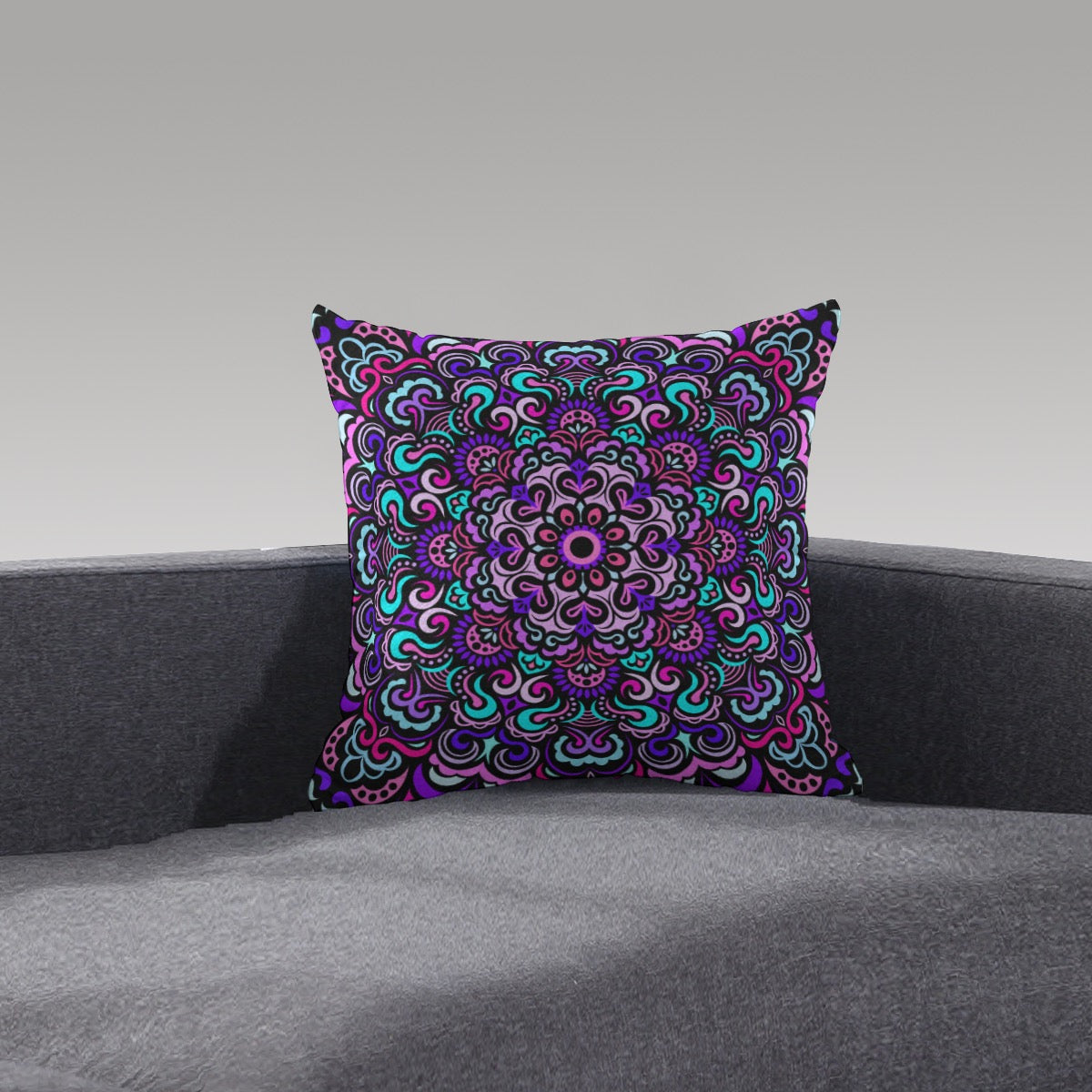 Synchronicity Mandala Plush Pillow