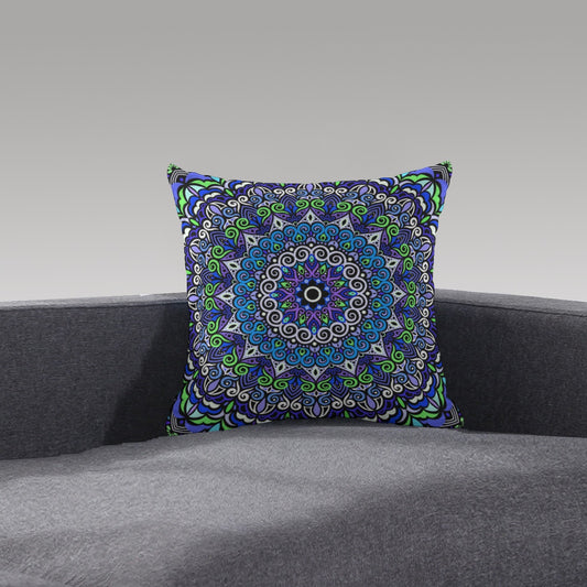 Peace Mandala Plush Pillow