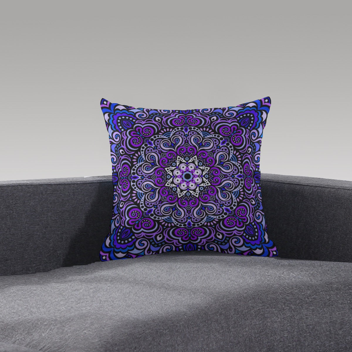 Eternity Mandala Plush Pillow