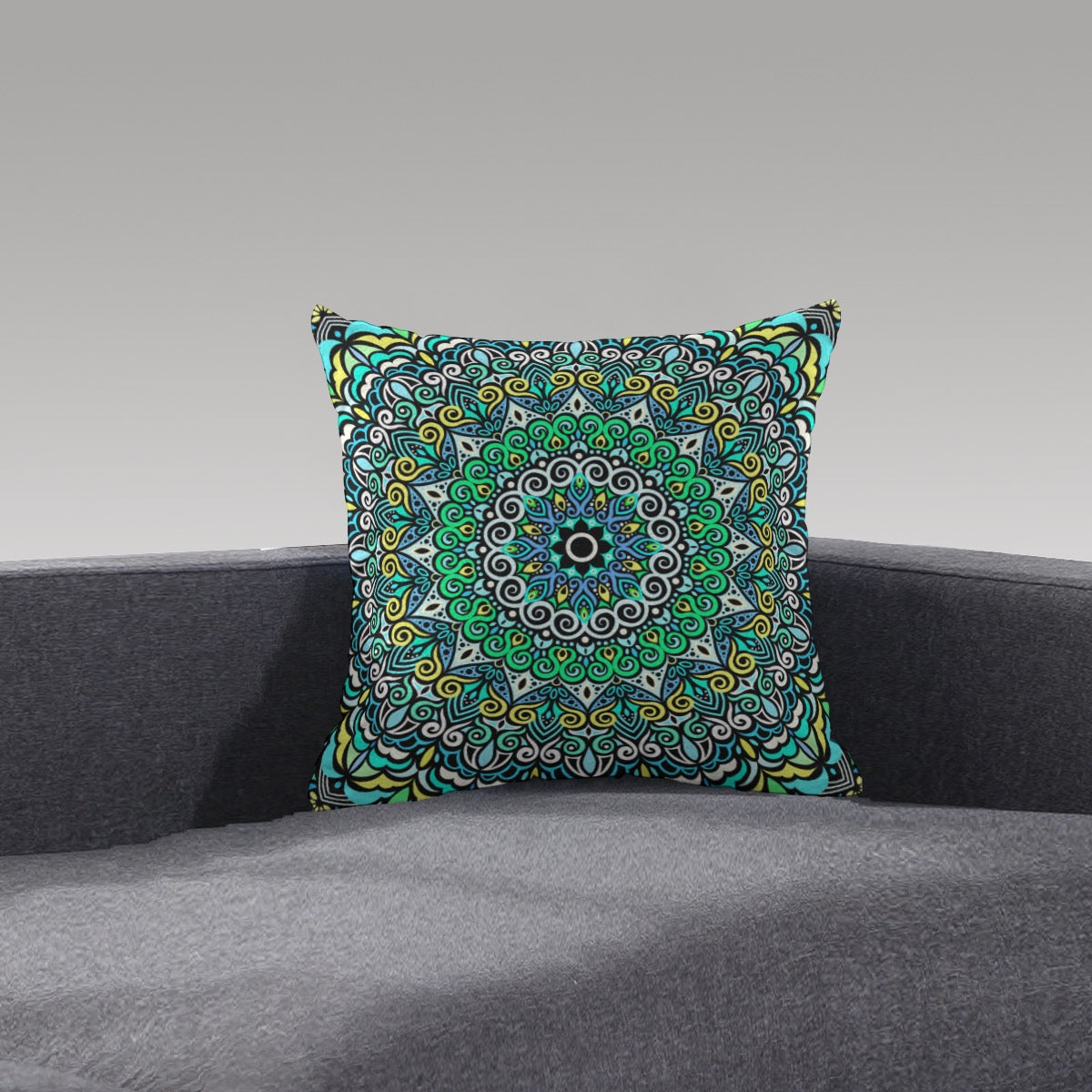Peace Mandala Plush Pillow