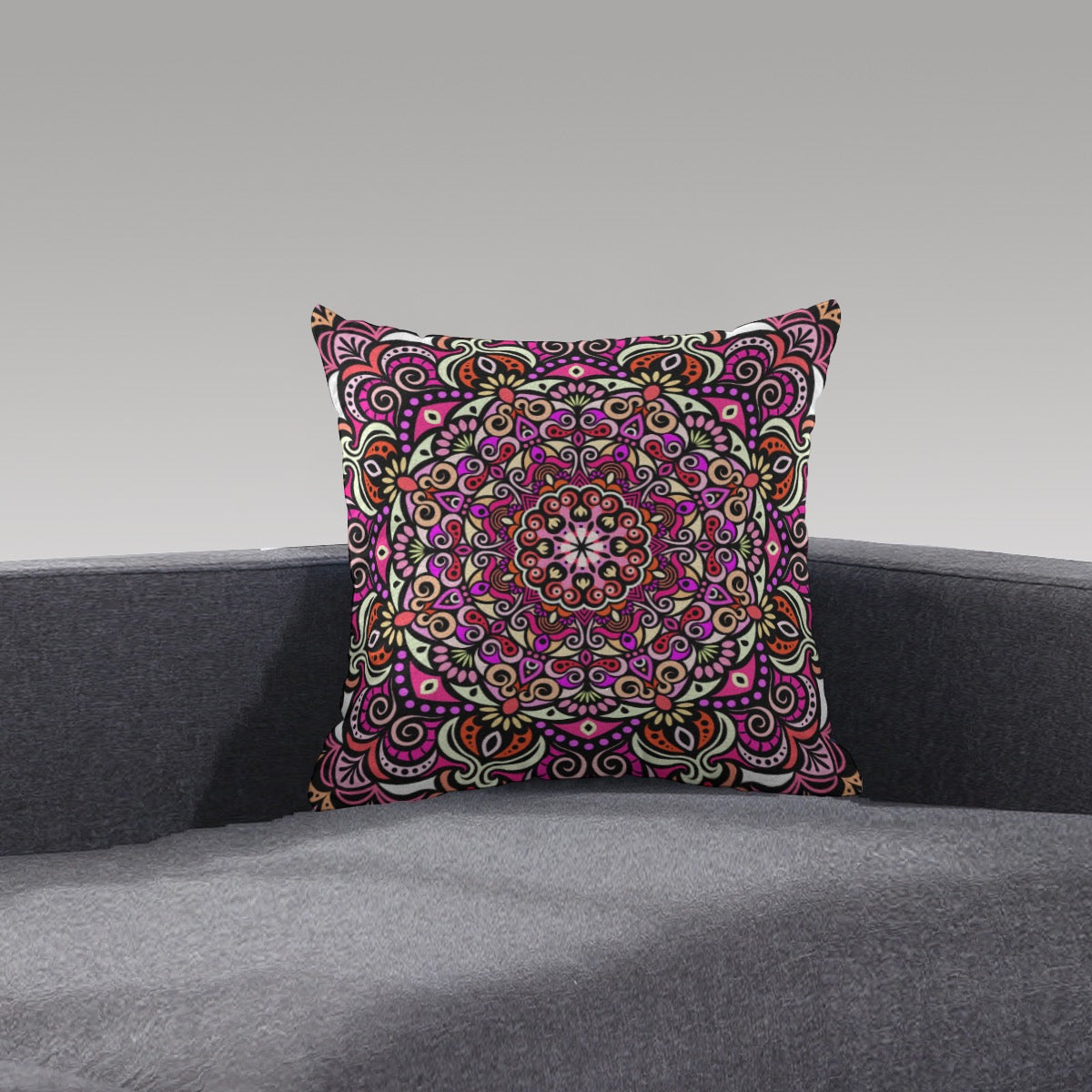 Serenity Mandala Plush Pillow