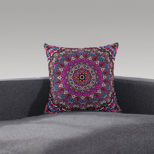 Peace Mandala Plush Pillow