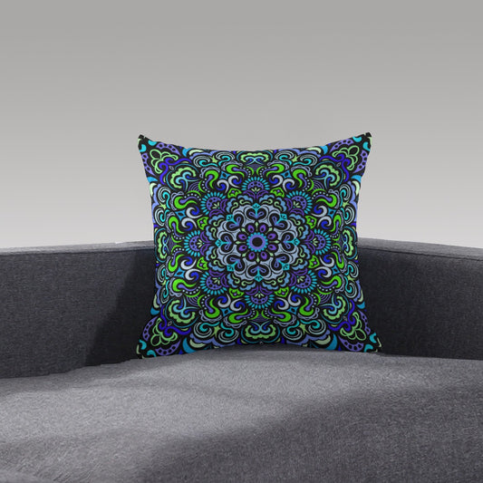Synchronicity Mandala Plush Pillow