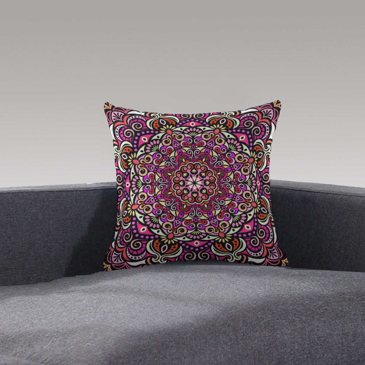 Serenity Mandala Plush Pillow