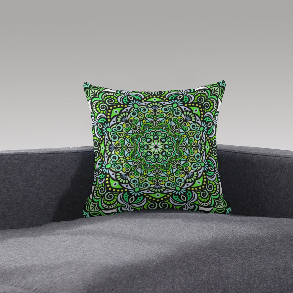Serenity Mandala Plush Pillow