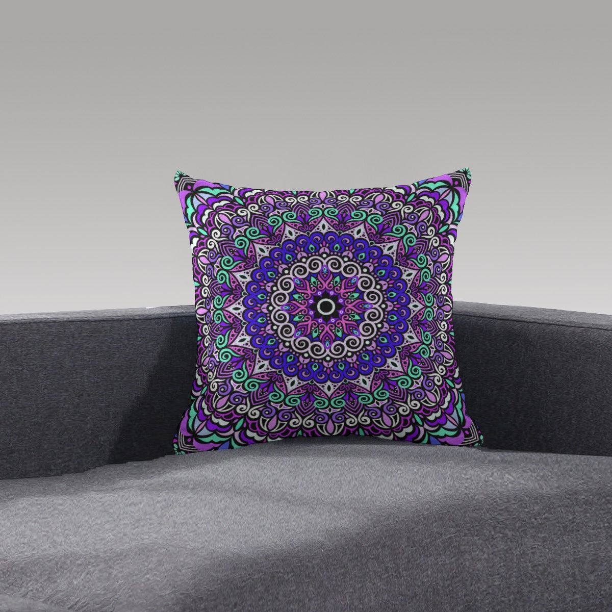 Peace Mandala Plush Pillow