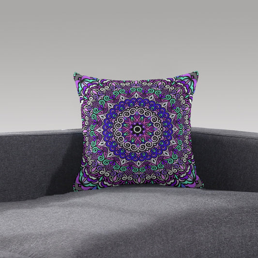 Peace Mandala Plush Pillow