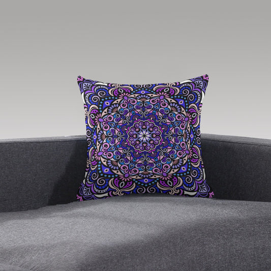 Serenity Mandala Plush Pillow