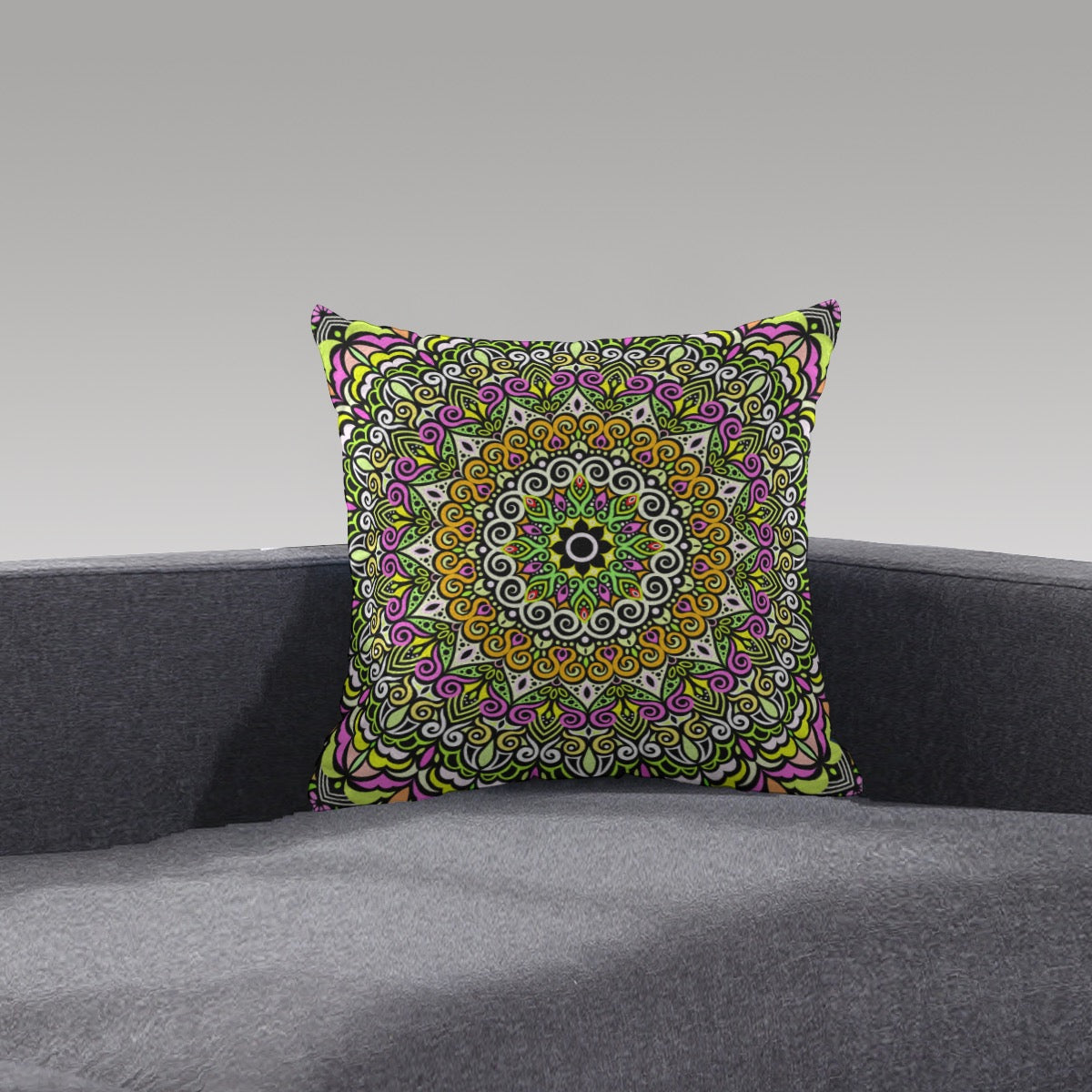 Peace Mandala Plush Pillow