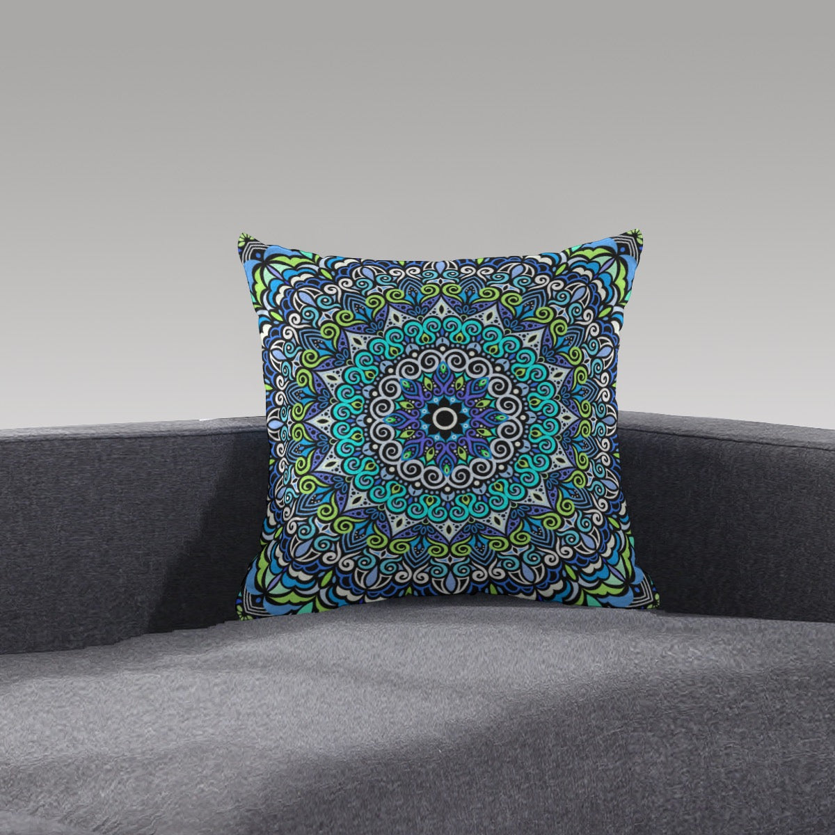 Peace Mandala Plush Pillow