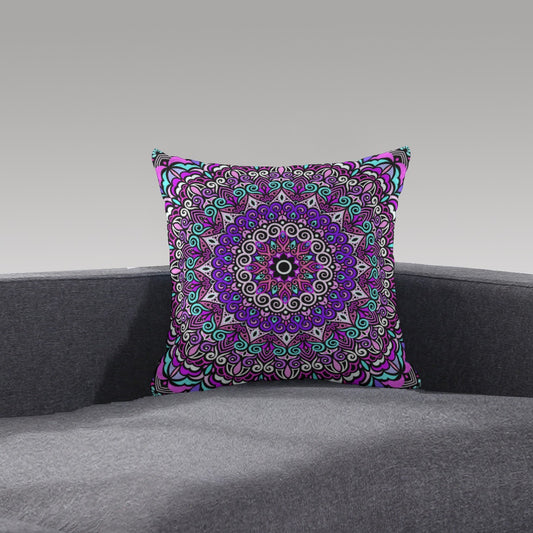 Peace Mandala Plush Pillow